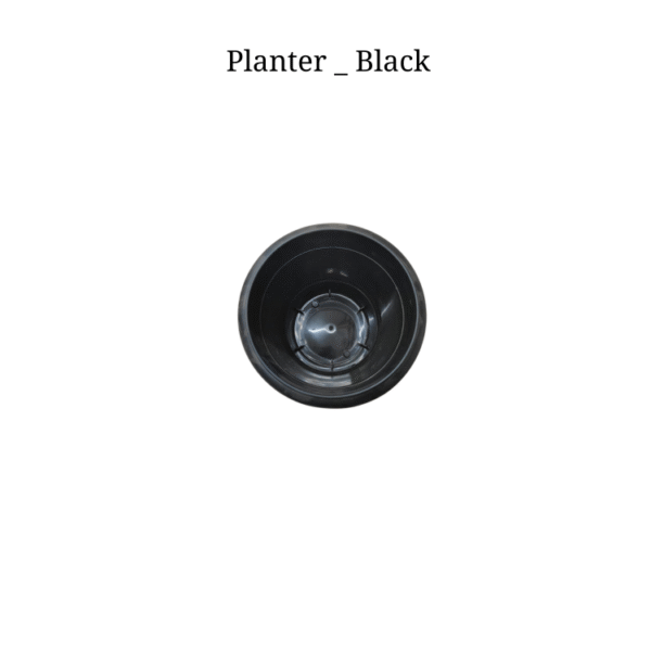 Durable planter available in sizes 8" to 20", in black and brown colors. Perfect for indoor and outdoor plants with efficient drainage.